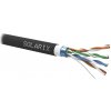 Solarix inštalačný kábel CAT5E FTP PVC+PE Fca dvojitý plášť 305m/cievka