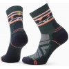 SMARTWOOL Dámske ponožky W HIKE LIGHT CUSHION ZIG ZAG VALLEY MID CREW twilight blue - modré Farba: Modrá, Veľkosť: S (34-37)