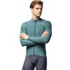 ALÉ Cycling Clothing Alé E-EV1 Warm Race LS #24, Pier green Veľkosť: XXL Pánsky jarno-jesenný dres v úzkom strihu