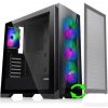 Evolveo Ptero Q2+, Počítačová skriňa, 2x čelný panel - sklo / mriežka, 4x vent, case ATX