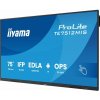 iiyama ProLite TE7512MIS-B4AG - 75 Trída úhloprícky (74.52 zobrazitelný) displej LCD s LED podsvícením - interaktivní digital signage - s dotyková obrazovka (multi touch) / volitelná funkce PC slotu