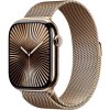 Apple Watch Series 10 46 mm Cellular Zlatý titán so zlatým milánskym ťahom – M/L MX003QC/A