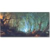 Foto obraz sklo tvrzené mýtický les 100x50 cm