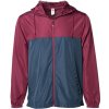 Independent Unisex ľahká vetrovka EXP54LWZC Maroon M