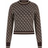 Dámsky Sveter dlhý rukáv GUESS LISE 4G CN LS SWTR W4BR21Z37K0-FN0T – Bronzová