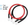 Kabel 35mm2 1m 2x očko M8 - pár