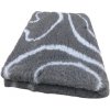 Vet bed Antracit + sivé vlny 75 x 50 cm