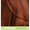 Biosline Biokap Nutricolor Delicato+ permanentná s arganovým olejom bez parfumácie 8.64+ Titian Red (Tricorepair Complex) 140 ml