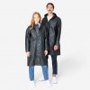 BTWIN Unisex nepremokavá cyklistická parka 540 čierna XS