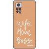 Picasee silikonový černý obal pro Xiaomi Redmi Note 11 - Boss Mama