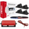 AMiO - Parkovací asistent MAX LED 4-senzorové čierne 19mm TRUCK 02292