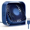 Tichý mini ventilátor TOPK K50 modrý
