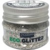 Eco glitre PENTART hrubozrnné - strieborné