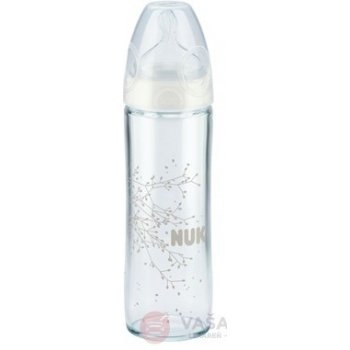 NUK FC sklo Love dojčenská biela 240ml