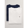 SPODNÁ BIELIZEŇ GANT C-NECK T-SHIRT 2-PACK NAVY / WHITE