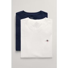 Gant C-neck T-shirt 2-pack Navy / White