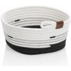 Kela Košík Hedda 25 cm zmes bavlna/polyester bielo-čierna KL-24457