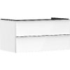 Hansgrohe Xelu Q - Umývadlová skrinka, 50x98x55 cm, 2 zásuvky, lesklá biela/chróm 54078000