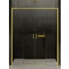 New Trendy Prime Light Gold sprchové dvere 180 cm posuvné zlatá lesklá/priehľadné sklo D-0447A