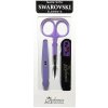 Bohemia Crystal Bohemia Swarovski Nail File Tweezers and Nail Clippers IV. 3 ks