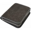 Obal na knihu se zipem XL Hnědá tmavá semiš