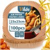 Vložka do fritézy Air Fryer 100 ks VILDE papierová štvorcová 23 x 23 cm