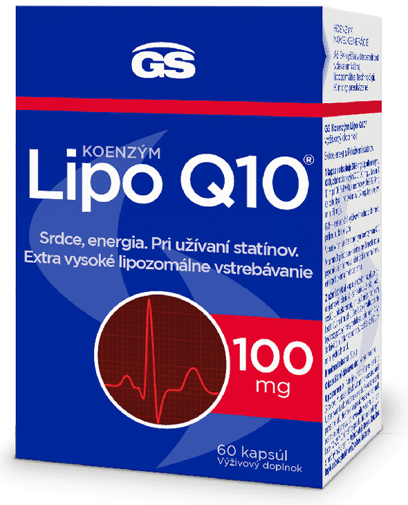 GS Koenzym Lipo Q10 100mg 60 kapsúl