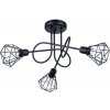 Sollux | Sollux SL.1109 - Luster na tyči ARTEMIS 3xE14/40W/230V čierna | SLX0894