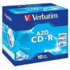 1x10 Verbatim CD-R 80 700MB 52x Data Life tenky obal
