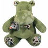 Plyšový hrošík so šatkou Hippo Bandana Almond Green Histoire d’ Ours zelený 22 cm od 0 mes
