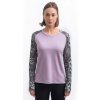 Sensor Merino Blend Impress Dámske dl. rukáv Mystic Violet Zebra