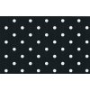 Samolepiace fólie bodky čierne, metráž, šírka 45cm, návin 15m, GEKKOFIX 12598, samolepiace tapety