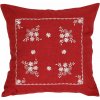 Návlek na vankúš, Anička, červený, 40 x 40 cm