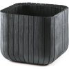 Kvetináč Keter Cube Planter M antracit, 612076