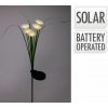 Kinekus Svetlo záhradné solárne kvety 6 LED 66 cm