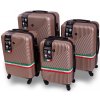 Cestovní kufr BERTOO Milano - champagne set 4v1 99l, 70l, 52l, 38l