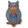 Drevený lev - drevené puzzle Sova 150 dielikov