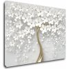 Impresi Obraz Biely strom s kvetinami - 70 x 50 cm