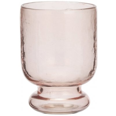 MADAM STOLTZ Pohár Hammered Light Peach 200 ml