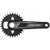 SHIMANO kľuky Deore M6100 170mm 30z. 12-k. čierny dvojdielny bez ložísk