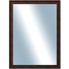 DANTIK - Zrkadlo v rámu, rozmer s rámom 60x80 cm z lišty KOSTELNÍ malá hnedá (3165)