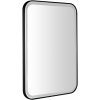 Sapho CETIS zrkadlo s LED osvetlením 60x80cm, čierna mat CT080