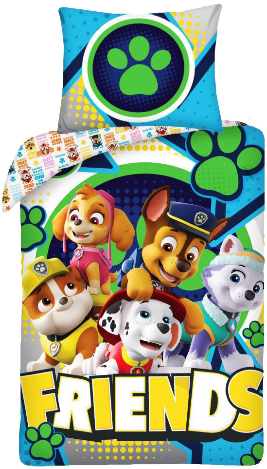 Halantex obliečky Paw Patrol Friends bavlna 140x200 70x90