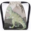 Bagmaster SÁČEK LUMI 24 C školní na přezůvky / tělocvik – dinosaurus Zelená 1,5 l 230296
