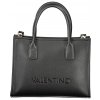 Štýlová Dámska Kabelka s dvojitými rukovätiami a potlačou VALENTINO BAGS 26x20x11 cm Čierna Farba: čierna, Velkost: UNI
