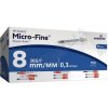Embecta Micro-Fine U-100 inz.střík.8mm 0.5ml 100 ks