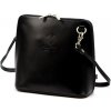 Kožená kabelka Barberinis čierna KZ2217735