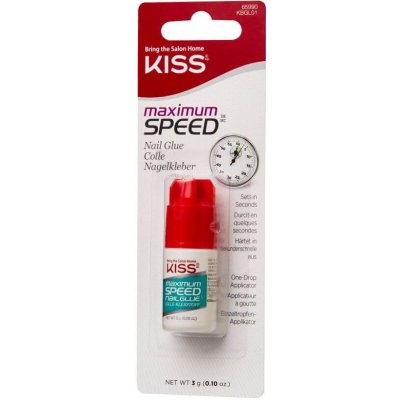 Kiss Maxi mum Speed Nail Glue Lepidlo na nechty rýchloschnúce 3 g