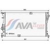 Chladič motora AVA Clever Choice RTA2601 RTA2601