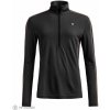 ORTOVOX 185 Rock'N'Wool Zip Neck dámske tričko, black raven S